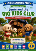 Louie's Little Lessons: Louie and the Big Kids Club | Brotherly Love & Friendship Activity Pack for Kids Ages 4–8